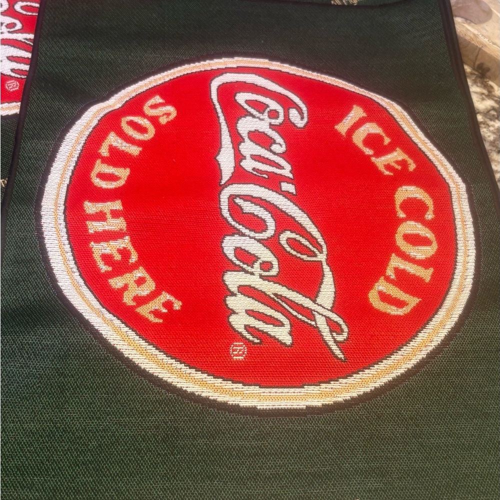 4 Coca-Cola Red and White Logo placemats